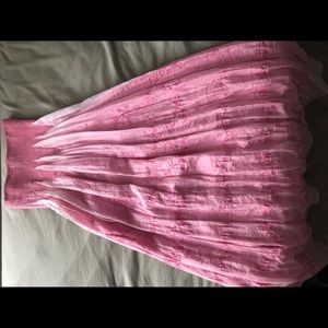 Beautiful Pink Strapless Dress